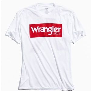 Wrangler X Lil Nas X Red Box Logo Tee